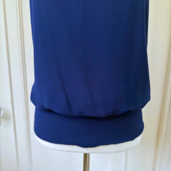 NAKED ZEBRA Navy Strappy Tank Size M - Picture 4 of 14